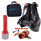 Small Cressi Travelight Pink Buoyancy Compensator Complete Bundle 843607041454