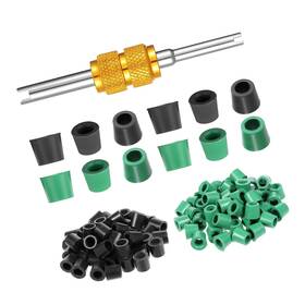 5246oxju5811 Strendier 100pcs Hvac 1/4 Inch Quick Coupler Charging Gaskets Rubber Gasket Fit For Air Con