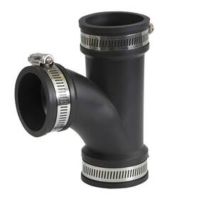 6i78 Supply Giant Flexible Tee Coupling With Stainless Steel Clamps 1.9 Inch Inner Diameter Fo