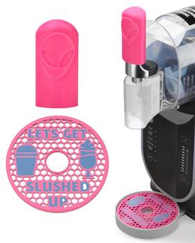 0201640 Tiga Luminous Handle Cover And Drip Tray Insert For Ninja Slushi Machine Fs301/fs300