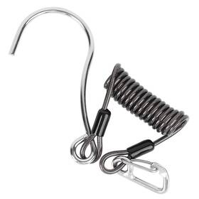 Tiiyee 618789956819 Scuba Diving Reef Hook Coil Lanyard Gear Hanger Stainless Steel Spring Clips