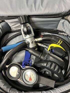 Iq-650 Tusa Sherwood Octo Regulator 1st And 2nd Stage With Element Computer