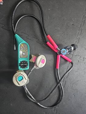 Tr-50292 Tusa Scuba Diving Regulator Liberator Tr - 50292 Untested / Used As-is