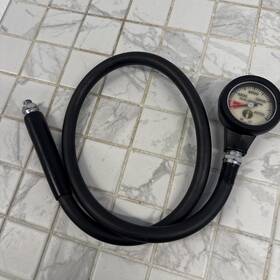 Us Divers 306406964471 U.s Single Pressure Gauge With Hose. Scuba. Trsted And Working