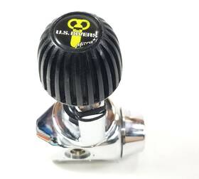 4371 Us Divers Micra Plusyoke 1st First Stage Scuba Dive Regulator Aqua Lung As Is