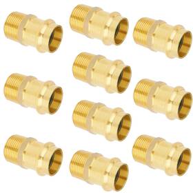 Whk-p39 Whk 10 Pack 3/4 Inch Press Propress X Npt Male Adapter Fittings Pressure Coo