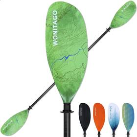 Paddle005-4 Wonitago Kayak Paddle Carbon Fiber Shaft And Reinforced Nylon Blade Adjustable Kayaki