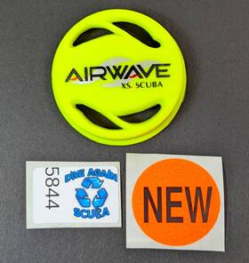 5844 Xs Scuba Airwave Octo Diaphragm Purge Front Cover 2nd Stage Dive Regulator