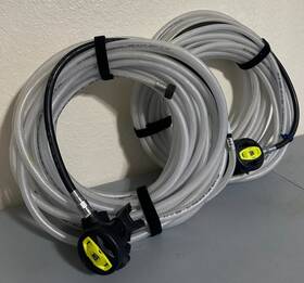 Xs Scuba 649823897369 Hookah Hose 2 Divers Set With 2nd Stage Regulator Both Are 75ft