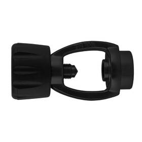 Ac370bk Xs Scuba Spin On Yoke Din To Connection Adapter Brass Chrome Black Sta Inch