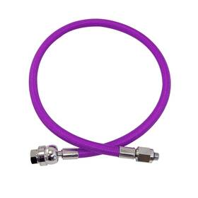 Mds28-pr Xs Scuba Miflex Ds Dual Swivel Lp Hoses - Purple