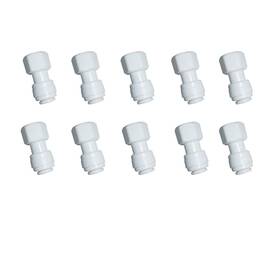 Yzmsz 644824376899 Straight 3/8 Inch Female Thread To Od Tube Quick Connector Tubing Fitt