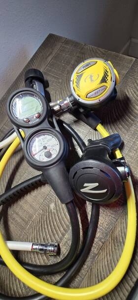 2ndary Zeagle Regulator / Dive Computer/ 2nd Stage Regulator-complete Set