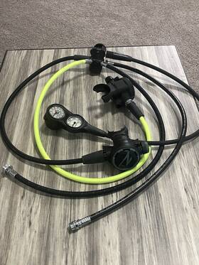 F241009 Zeagle F8 Regulator Onyx Ii Octo Copilot Console Bc Hose Drysuit