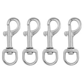 Sebfshc-71-s4 Zzlzx 4pcs Stainless Steel Swivel Eye Bolt Flagpole Snap Hook Flag Clips For