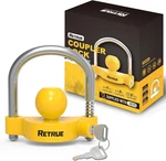 Retrue Universal Coupler Trailer Locks Ball Hitch 1 Pack, Bright Yellow. Fixed Price $16.75.