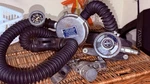 Aqua-lung Aqua-master Rare, Vintage 2-STAGE Regulator W/ Hoses, Gauge, Conshelf!. Fixed Price $289.38.