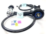 Us Divers Aqua Lung SE3 Regulator Set Scuba 1ST, 2ND Stage Yoke #4881. Fixed Price $171.00.