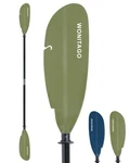 Angler Kayak Paddle With Fiberglass Shaft And Plastic Blade, Floating Adjusta.... Fixed Price $66.85.