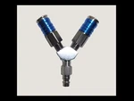 Hookah Diving 2 Diver Air "y" With Safety Clips Usa Seller Gator Gill Llc. Fixed Price $35.00.