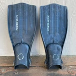 Vtg Sea System Int'l Power Glide Scuba Diving Fins Large Open Heel Usa. Fixed Price $49.95.