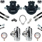 SF-1: Apeks Xtx 50 Sidemount Set Flex Black Inflator Spg 0-400BAR. Fixed Price $1578.63.