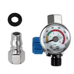 1PCS 1/4" Air Pressure Regulator For Spray Gun With Gauge And Filter Attachment. Fixed Price $14.08.