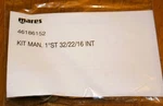Mares Service Kit Scuba Diving 46186152 First Stage 32?22/16. Fixed Price $22.00.