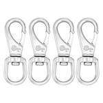 Shonan Stainless Steel Clips For Flagpole Rope- 4 Pack 3.5 Inch, Silver. Fixed Price $29.10.