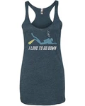 Love Go Down Diver Gift Gear Scuba Funny Muff Diving Racer Tank Top. Fixed Price $29.99.