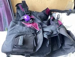 Scuba Diving Vest Seaquest Diva Qd Size With Regulator Aqualung Tank Traction. Fixed Price $50.00.