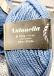 Antonella Light Blue Yarn 7 Skeins 50% Wool Acrylic Made Italy Di.ve. Fixed Price $34.99.