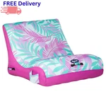 Aqua Pool Patio Chair Inflatable Lounge Seat Cup Holders Outdoor Float New. Fixed Price $132.99.