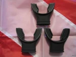 Scuba Diving 3 - New $9 Standard Black Silicone Rubber Regulator Mouthpieces. Fixed Price $8.97.