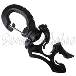 Scuba Diving Double Hose Holder With Clip, Black. Fixed Price $6.99.