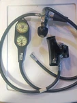 Aqualung Mouth Peice & Regulator Set Caly Dso J Mares Flat Brass Console. Fixed Price $149.99.