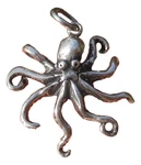 925 Silver Octopus Ocean Marine Life Pendant Necklace. Fixed Price $24.00.