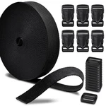 Coobigo Straps SET:6 Pack Quick Release BUCKLES+10 Yard Webbing Strap.... Fixed Price $16.58.