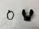 Scubapro Silicone Mouthpiece, Black W/ Reusable Clamp. Fixed Price $18.99.