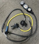Aqua Lung Calypso Regulator, W/ 1ST Stage, Octopus, & Suunto SM16, SM36 Computer. Fixed Price $169.99.