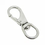 Stainless Steel Swivel Eye Snap Hook Marine Clip Size #1, 3-5/16" X 1-1/8". Fixed Price $10.99.