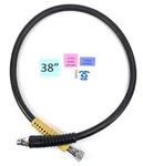 Dacor 38" Regulator Hose With 1/2" Threads Scuba Dive Diving Low Pressure #5449. Fixed Price $24.95.