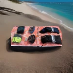 Cressi 2 Pr Fins, Oceanreef Masks W/ Snorkels, Rrtizan Inflatable Vest. Fixed Price $99.99.