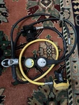 Aqua Lung Titan Scuba Regulator Set W/gauge Console Hoses Untested As-is. Fixed Price $200.00.