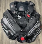 Mares Hybrid At Bcd Airtrim Tech Scuba Dive Diving Vest Knife Sz Xl Pro Euc. Fixed Price $299.00.