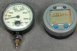 Sherwood Gauge 5000 Psi & Courier AWAC-1 Computer Puck Module For Parts. Fixed Price $44.95.