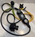 Aqua Lung Yoke And Calypso Regulator Set With Computer Scuba Diving. Fixed Price $149.99.