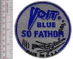 Scuba Diving Voit Blue 50 Fathom Regulator Patch On Grey Felt No Tariff. Fixed Price $9.99.