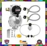 Dual Tank Automatic Lp Propane Regulator With Hassle-free Hoses & Safety Gauge. Fixed Price $56.99.