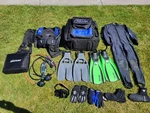 Seaquest Balance Vest,scubapro Trac COMPUTER,R190,M50 Regulators, MK10 Plus More. Fixed Price $599.99.